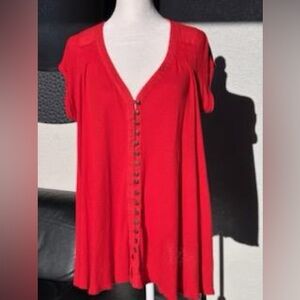 Free People BOHO Tunic-beach SWIM cover up top
Size XS could fit small or medium